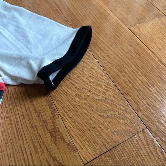 old navy XL 14 kids White T-Shirt with Colorful Stripes optimist cute summer - Picture 5 of 6